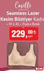 CASİLLİ SEAMLESS LAZER KESİM BÜSTİYER KADIN